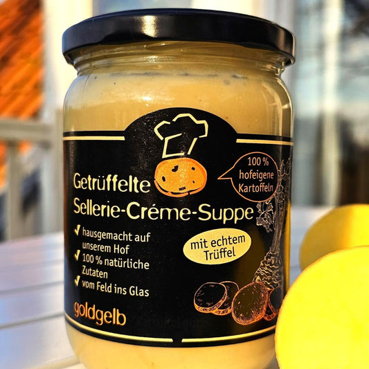 Getrüffelte Sellerie-Créme-Suppe